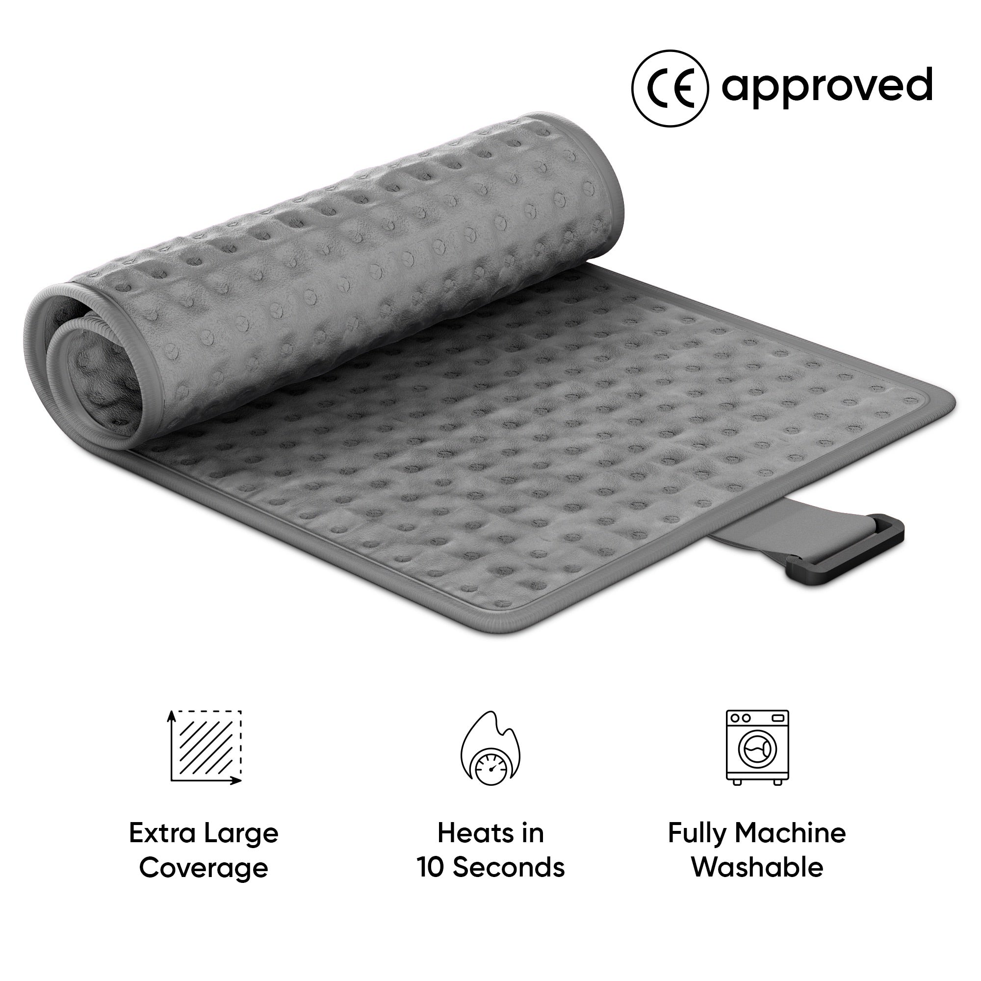 Electric Heating Pad Brown Orthopaedic Heating Belt For Pain Relief